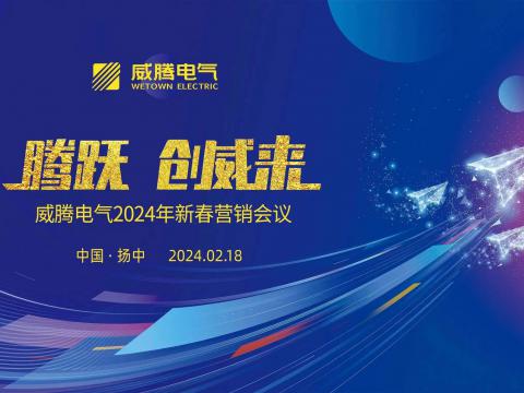 腾跃 创威来|PP电子电气2024年新春营销盛典隆重召开